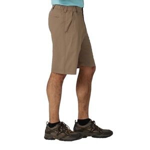 Wrangler Men's Performance Side‎ Elastic Waist Brown Short Size 44 NEW